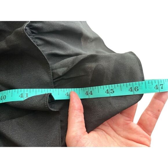 Eshakti Wayward Fancies Sequin Crepe Ruffle Tier Evening Dress Black Size 2X 20W - Picture 6 of 6